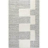 Petra Abstract Stripe Geometric Shag Area Rug