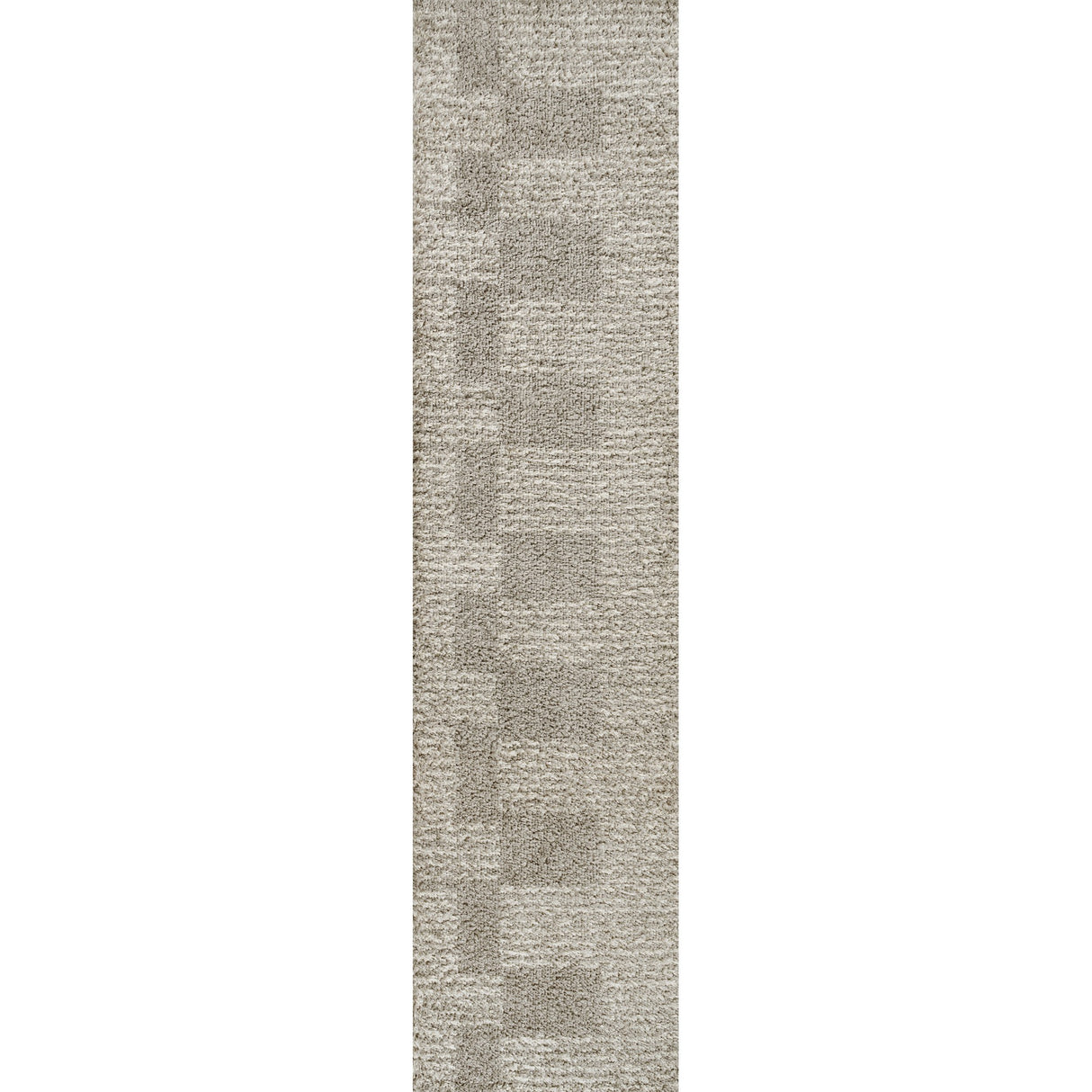 Petra Abstract Stripe Geometric Shag Runner Rug