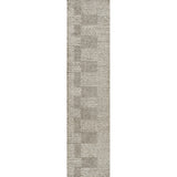 Petra Abstract Stripe Geometric Shag Runner Rug