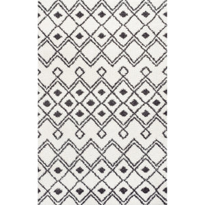 Caimari Moroccan Diamond Shag Area Rug