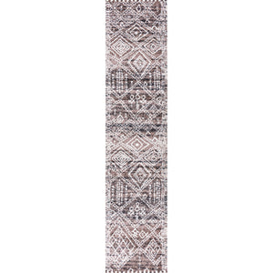 Tayri Modern Tribal Geometric Runner Rug