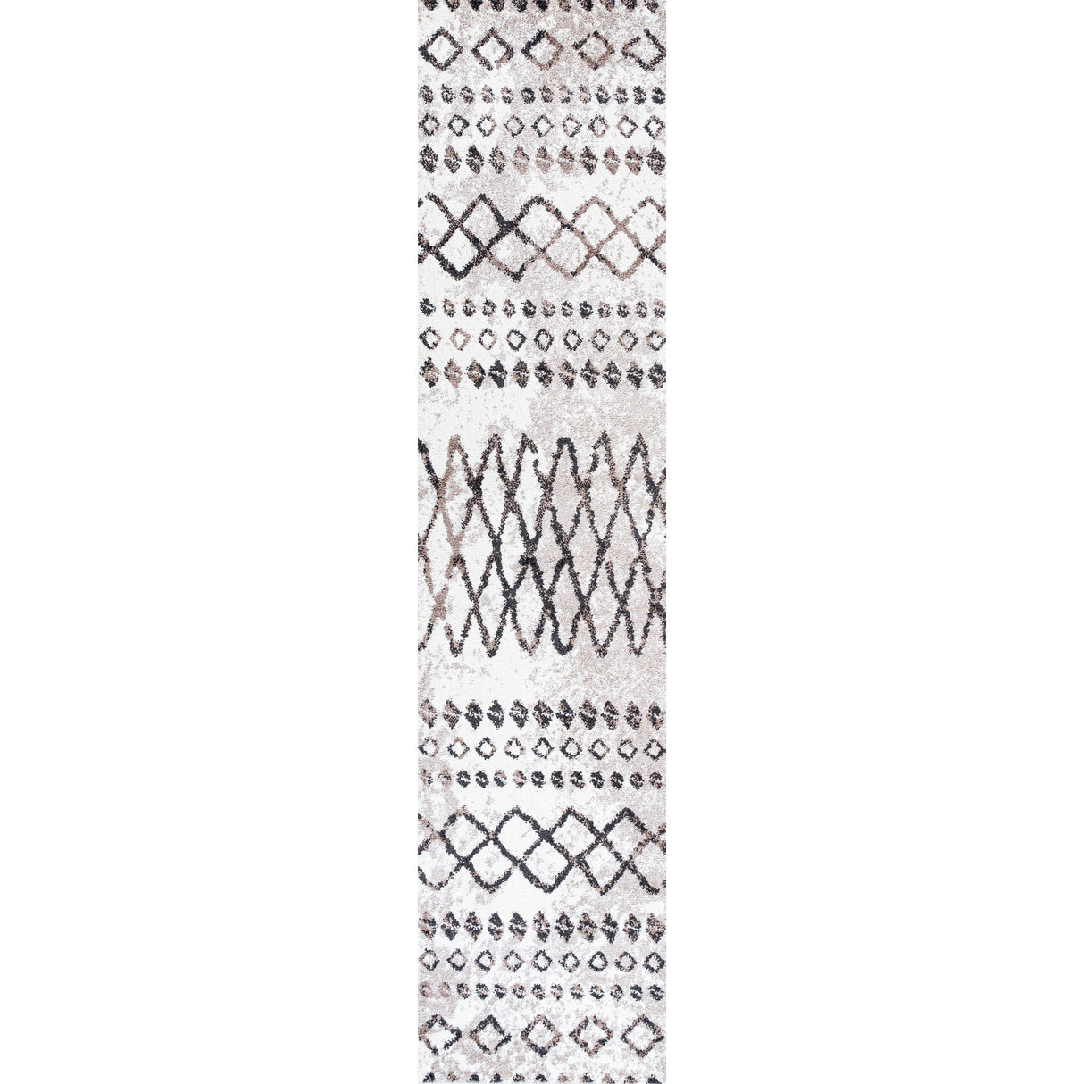 Aksil Moroccan Diamond Runner Rug