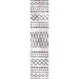 Aksil Moroccan Diamond Runner Rug