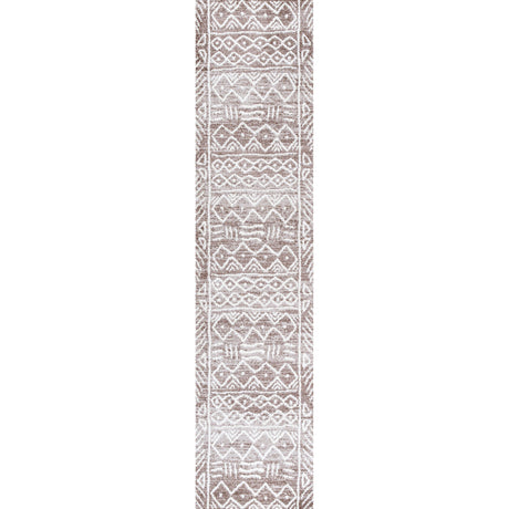 Amanar Tribal Geometric Runner Rug