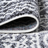 Iften Moroccan Geometric Distressed Runner Rug