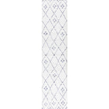 Izil Moroccan Geometric Diamond Runner Rug