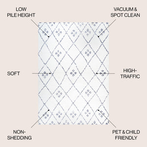 Izil Moroccan Geometric Diamond Area Rug