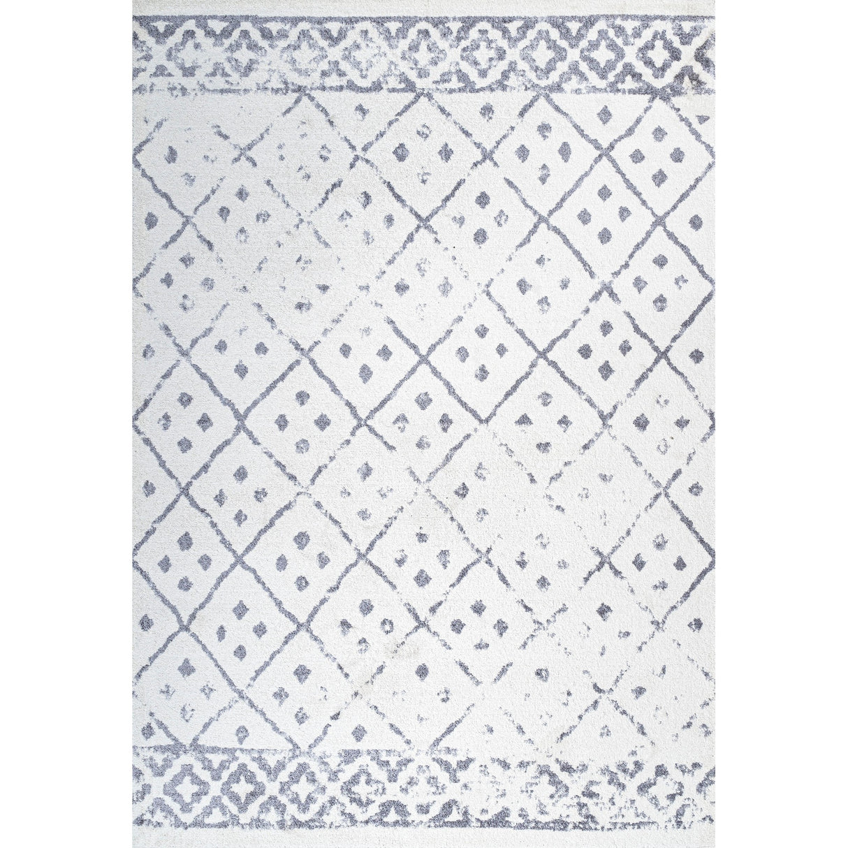 Juba Moroccan Geometric Diamond Area Rug