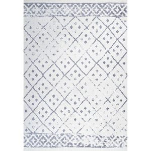 Juba Moroccan Geometric Diamond Area Rug