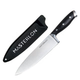 MASTERPAN Chef's Knife With Stainless Steel blade & Cover, 8" (20cm)