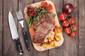 Masterpan 8" Chef's Knife With Stainless Steel Blade & Cover