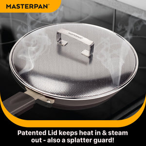 MASTERPAN Ceramic Nonstick Stovetop Oven Frypan & Skillet 9.5"