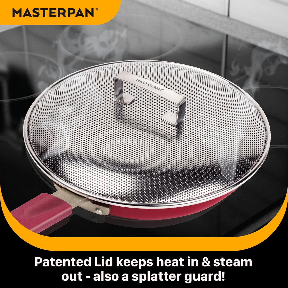 MASTERPAN Ceramic Nonstick Stovetop Oven Frypan & Skillet 9.5"