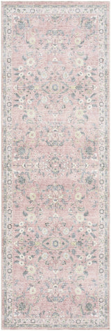Meyly Pink Washable Area Rug