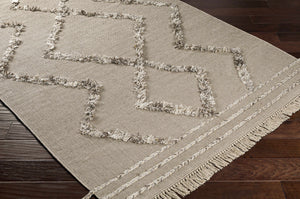 Marleston Taupe High-Low Rug - Clearance