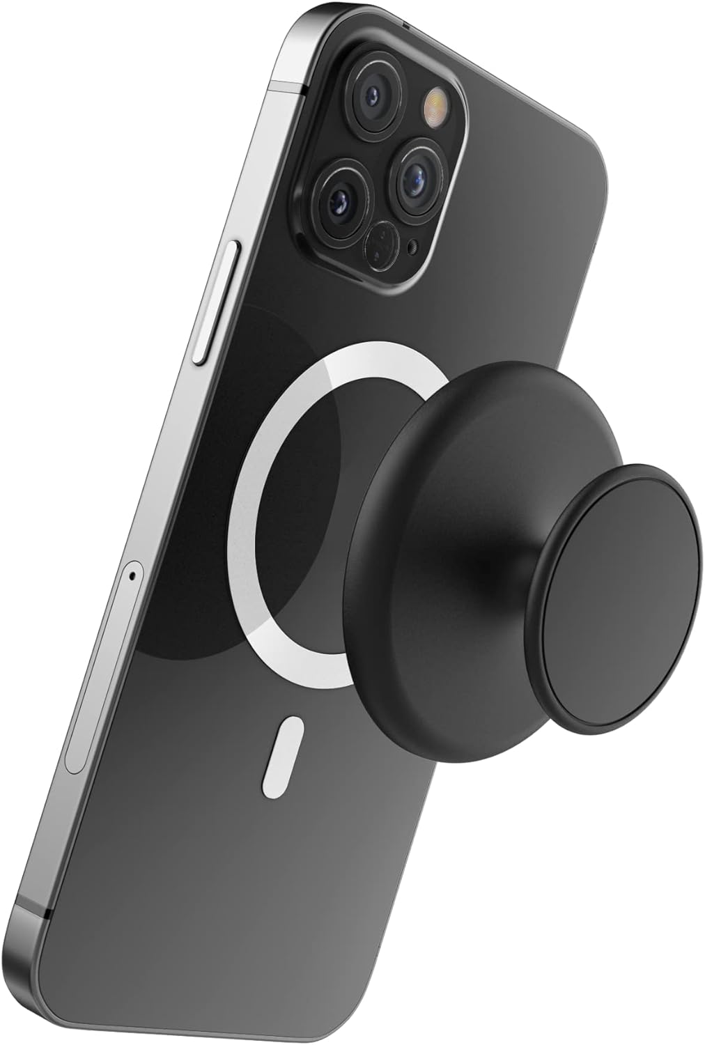 Magnetic Phone Grip - Designed for MagSafe, iPhone 15 Pro Max and iPhone 14/13/12 Cases and Accessories (2-in-1 Holder + Kickstand)