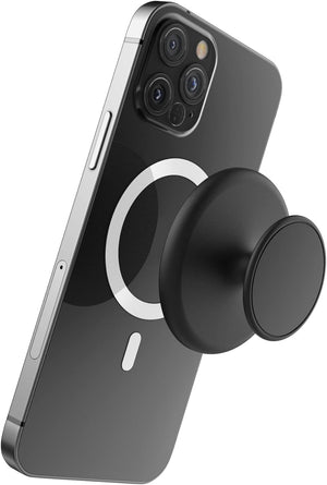 Magnetic Phone Grip - Designed for MagSafe, iPhone 15 Pro Max and iPhone 14/13/12 Cases and Accessories (2-in-1 Holder + Kickstand)