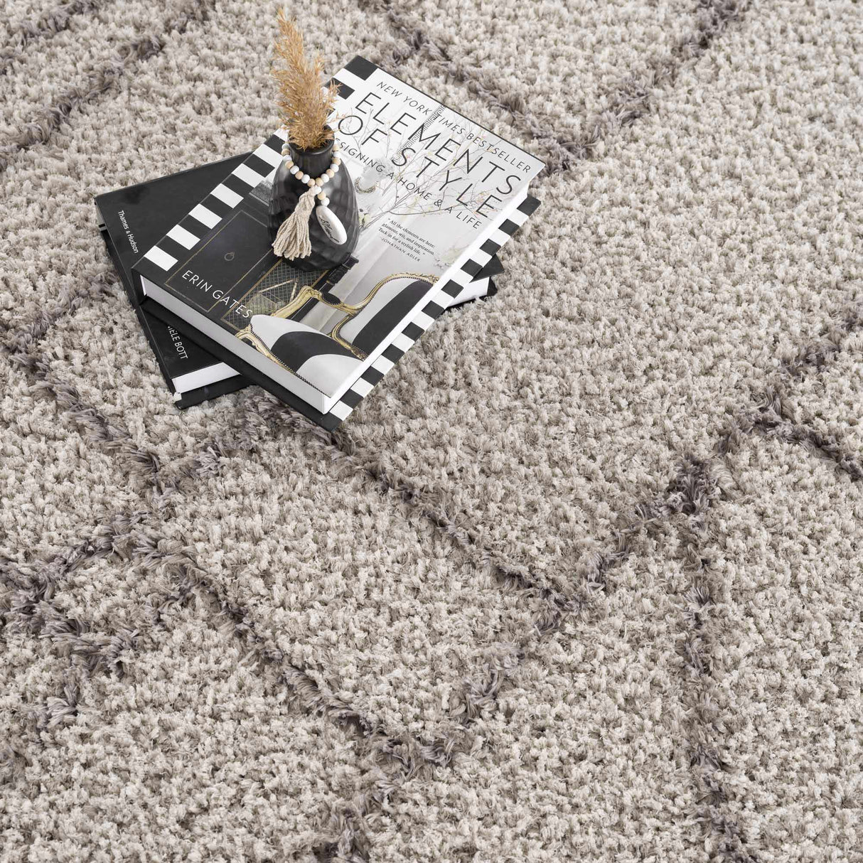 Andia Gray Area Rug - Clearance
