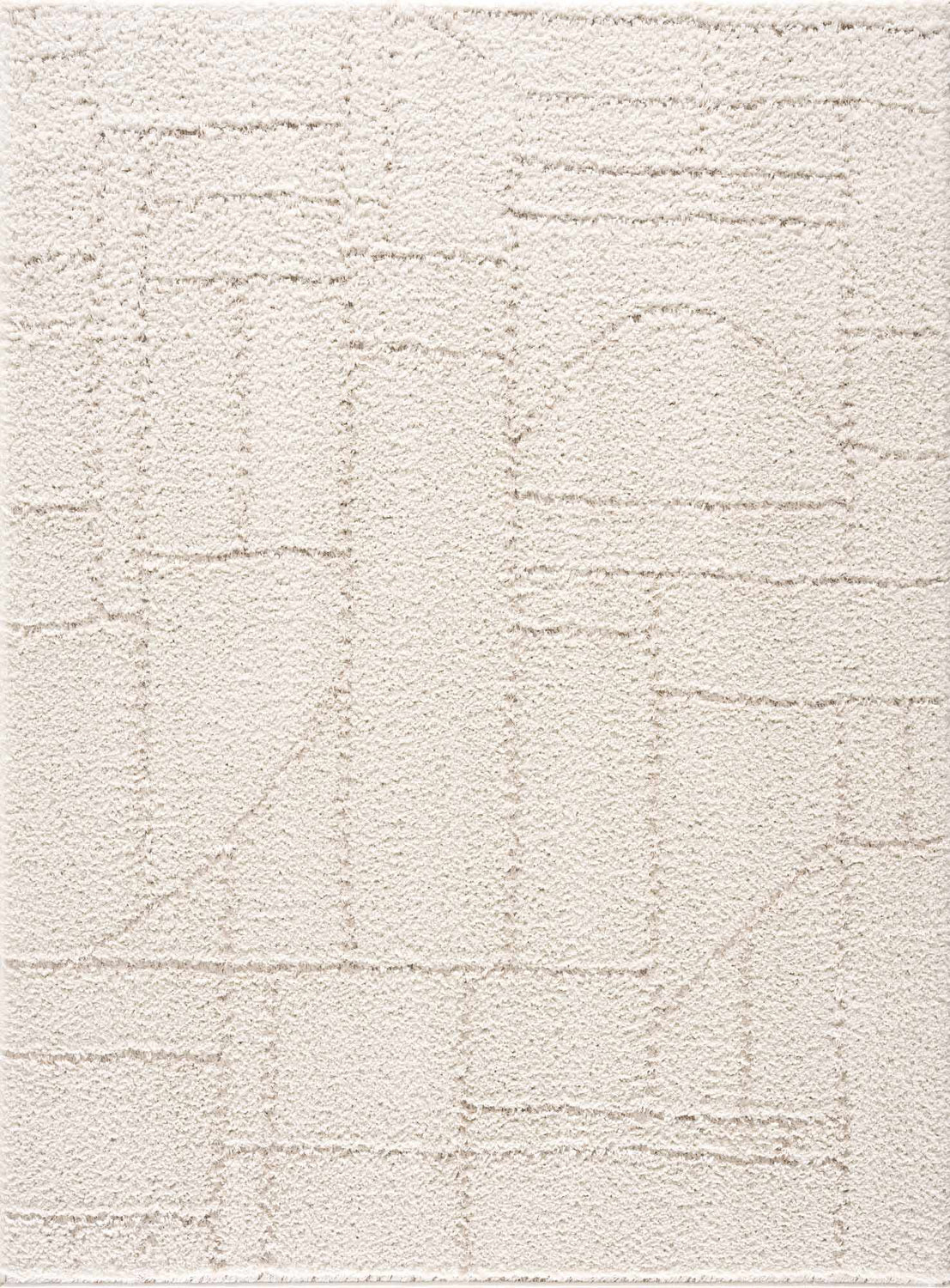 Andia Plush Grid Rug - Clearance