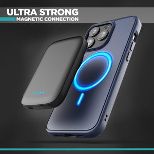 MagSafe Fast Charging Battery Pack for iPhone, Compatible with MagSafe - Ultra Slim Magnetic Power Bank, Portable Fast Charge Wireless Travel Charger (5000mAh)