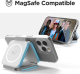 (2 Pack Set) Travel 3 in 1 Charging Station for Multiple Devices Apple Compatible Folding Magnetic Charger for AirPods, Apple Watch and iPhone (Compatible with MagSafe)