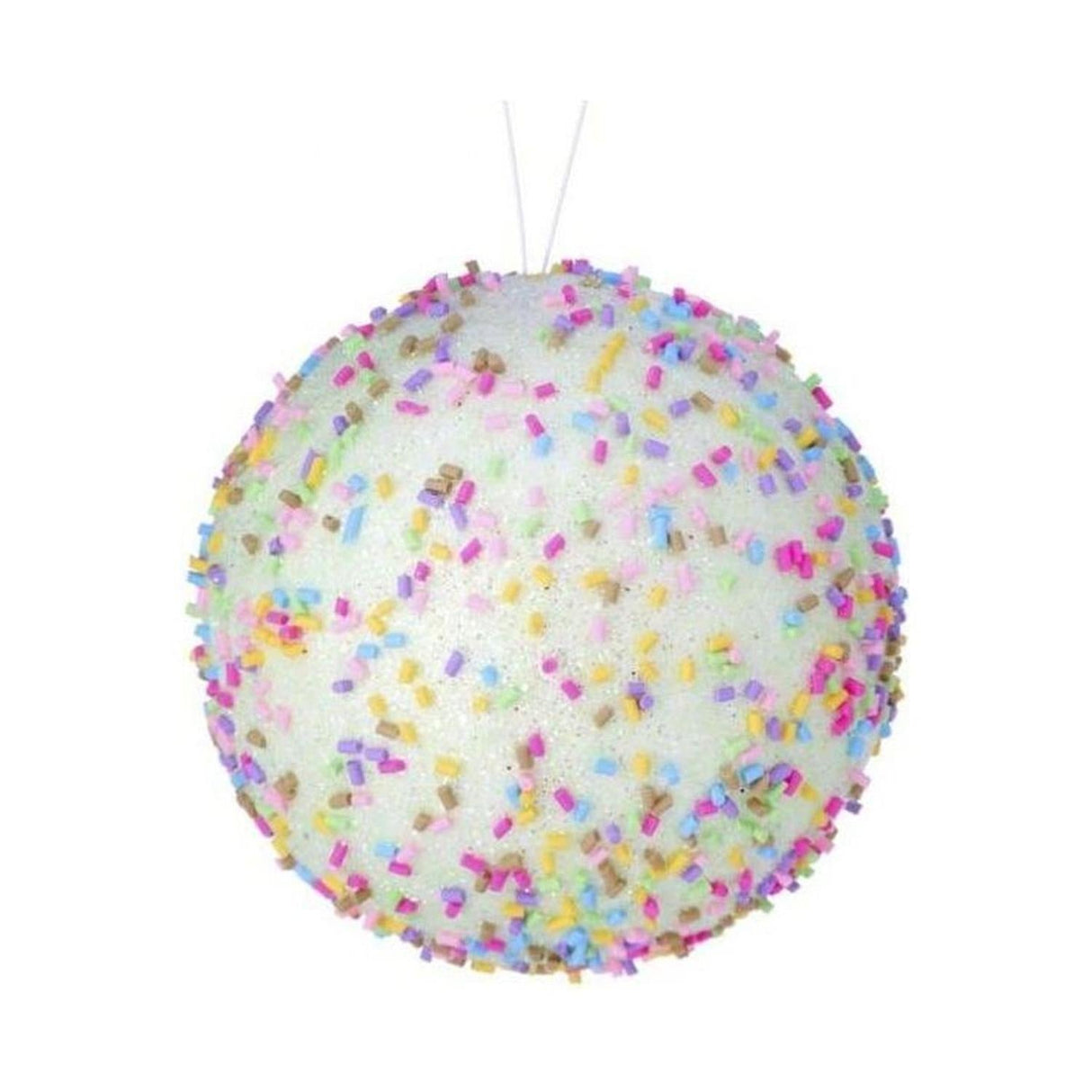4” Green Sprinkle Ball Ornament