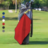 Medium Microfiber Waffle Golf Towel: Corner Grommet & Hook Pack of 2