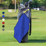 Medium Microfiber Waffle Golf Towel: Corner Grommet & Hook Pack of 2