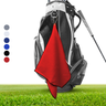 Large Microfiber Waffle Golf Towel: Center Grommet & Hook