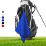 Large Microfiber Waffle Golf Towel: Center Grommet & Hook