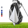 Large Microfiber Waffle Golf Towel: Center Grommet & Hook