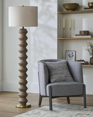 Matozinhos Dark Brown Floor Lamp