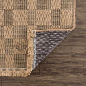 Nairi Checkered Washable Jute Rug