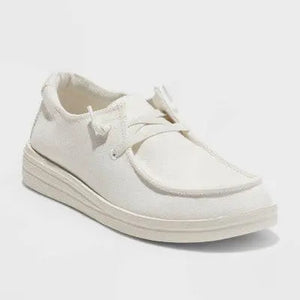 Mad Love Women's Lizzy Slip-On Canvas Sneakers - Cushioned Footbed, Eco-Friendly