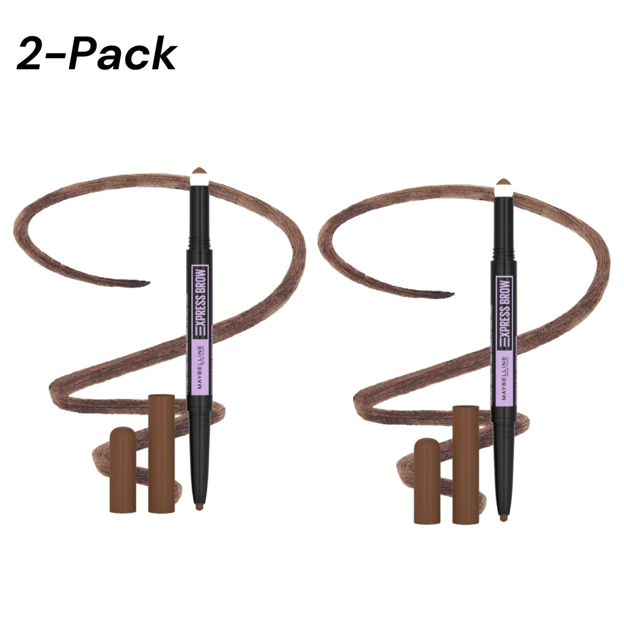 2-PACK-–-Maybelline-Express-Brow-2-In-1-Pencil-and-Powder-Eyebrow-Makeup,-Soft-Brown-Lipstick