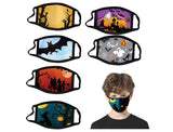 6-Pack Kids' Halloween-Themed Reusable Face Mask