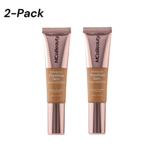 2-PACK-MCoBeauty-Miracle-Flawless-Skin-Foundation-Medium-Warm-30ml-Skin-Foundation