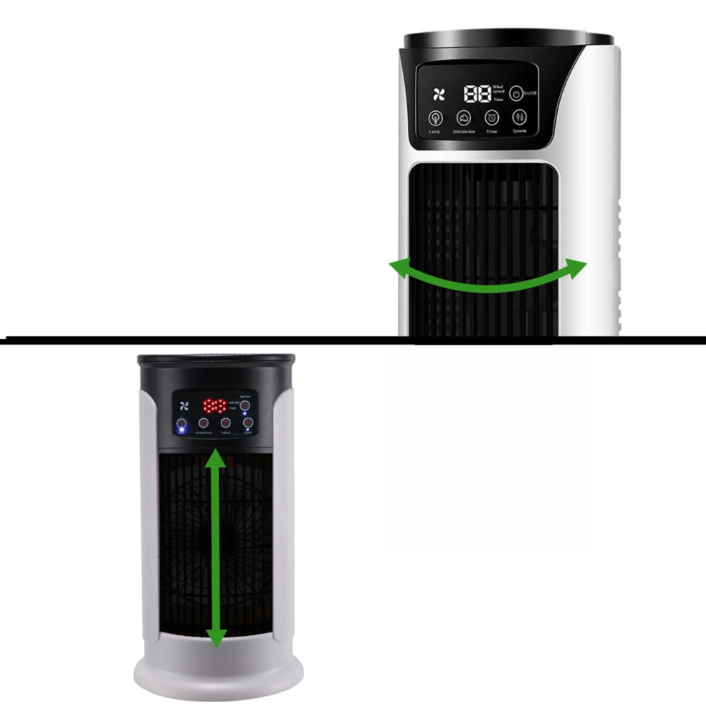 Portable Air Cooler Fan Personal Air Conditioner with Water Tank