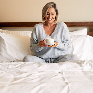 Bamboo Cotton Duvet Cover - Viscose from Bamboo + Cotton - Snow