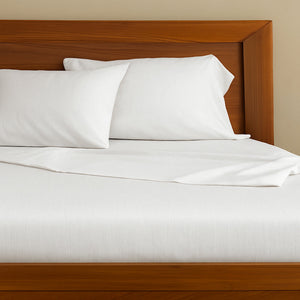 Bamboo Cotton Pillowcases - Viscose from Bamboo + Cotton - Snow