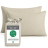 Bamboo Cotton Pillowcases - Viscose from Bamboo + Cotton - Sand by BedVoyage