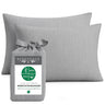 Bamboo Cotton Pillowcases - Viscose from Bamboo + Cotton - Silver