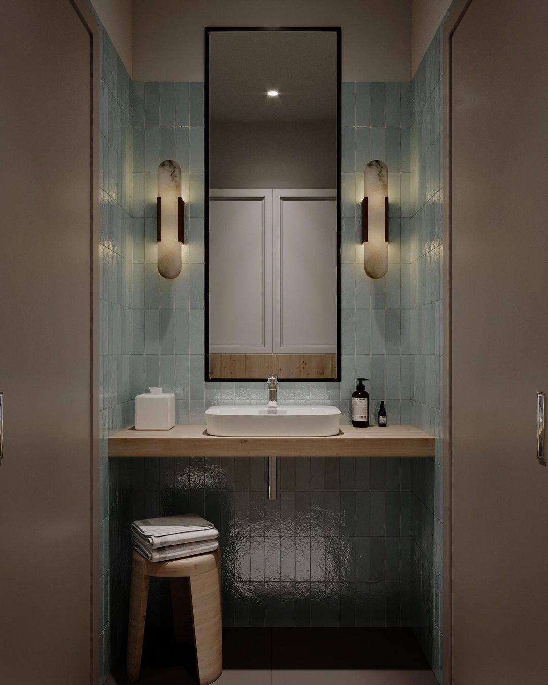 Alvora | Oblong Alabaster Wall Sconce with Brass Accents | Warm Diffused Glow for Foyers