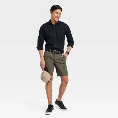 Men's Performance Dress Long Sleeve Button-Down Shirt