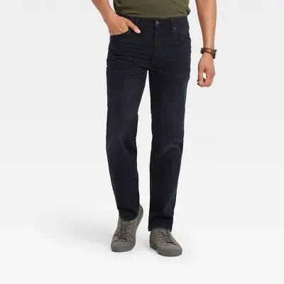 Goodfellow & Co Men's Mid Rise Slim Straight Leg Fit Ankle Jeans Midweight