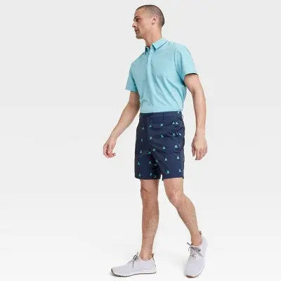 All In Motion Men's Golf Shorts 8" Inseam UPF 50+