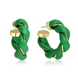 Gold-Plated-Twisted-Leather-Hoop-Earrings-with-Gift-Pouch-