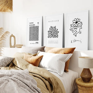 Black and White Matisse Art Set of 3 Posters