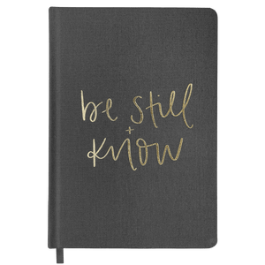 Be Still and Know Fabric Journal