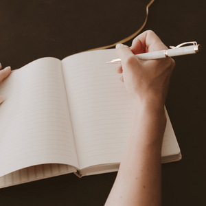 Gold Leaves Notes Journal